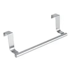 Suporte Toalha Banheiro Gaveta Porta Box Aço Inox Sem Furar