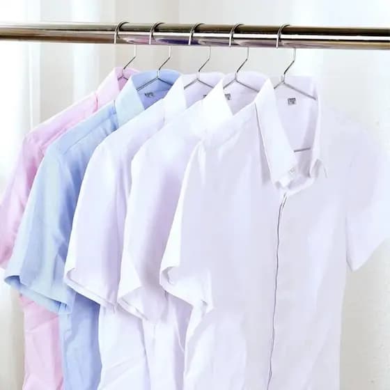 Kit 100x Cabide Tintureiro Ganho De Roupas Aço Cromado Com Cavas Arara Loja