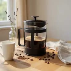 Cafeteira Prensa Francesa Manual 800ml Grande Café Chá Leite Preto