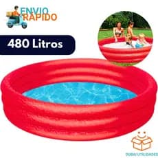 Piscina Inflável Infantil Capacidade 480 litros  Bestway Para Crianças Super Resistente