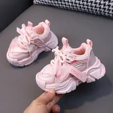 Tênis infantil Sapatos infantis casuais para meninos Moda tênis de corrida para meninas Leve e macio