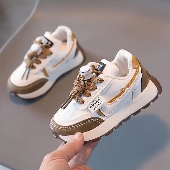 Tênis infantil Sapatos infantis casuais para meninos Moda tênis de corrida para meninas Leve e macio