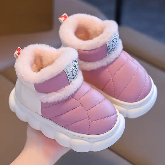 tênis infantil Pantufa De Desenho Animado infantil De Inverno Quente Meninos Meninas Antiderrapante Confortáv