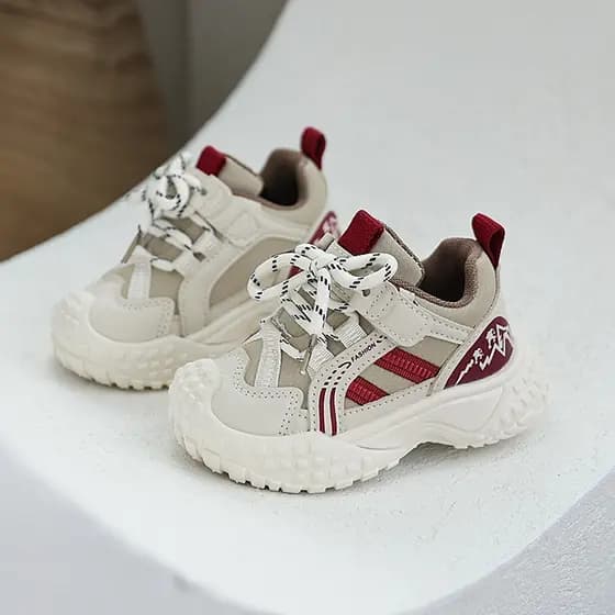 Tênis infantil Sapatos infantis casuais para meninos Moda tênis de corrida para meninas Leve e macio