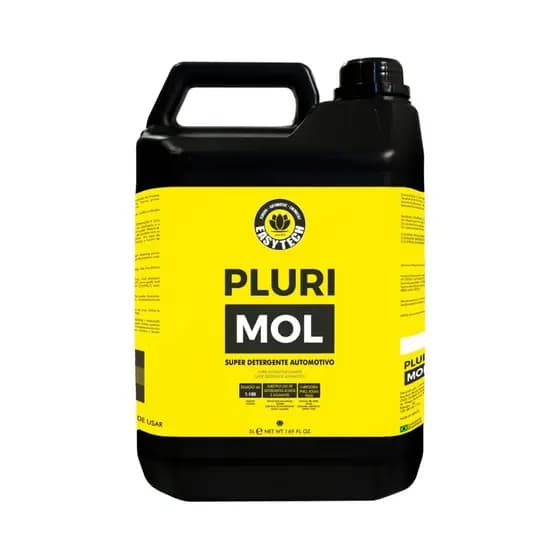 Pluri Mol Easytech 5L – Shampoo Automotivo 4 em 1 Multiuso Concentrado Alto Rendimento Remove Barro