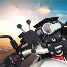 KIT 10 UNIDADE Suporte Celular Moto Com Carregador Universal Usb Garra X ALTOMEX