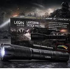 Lanterna Led Luz Branca Caça Pesca Foco Redondo Fixo