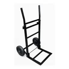 Carrinho De Carga Roda Maciça Dobrável Portátil Resistente Suporta - 150 Kg
