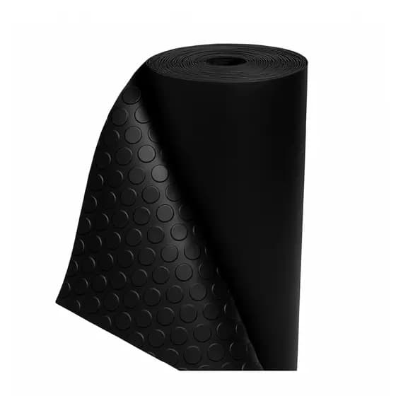10m Piso Emborrachado Moeda De 3mm - Rolo De 80cm Larg.