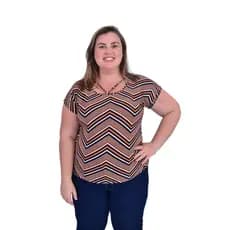 Blusa Plus Size Feminina Tamanho Especial Liganete