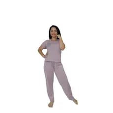 Pijama Feminino Calça Roupa De Dormir Malha Meia Estação