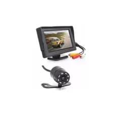 Kit Tela Automotiva 4.3 Com Câmera De Ré Infravermelho