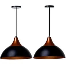 Kit 2 Lustre Sala Estar Pendente Interno Panama Decor