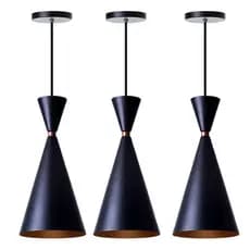 Kit 3 Lustre Sala Estar Pendente Interno Moscou