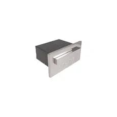 Caixa Correio Embutir Inox 20cm Profundidade Luxo