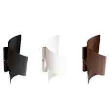 Arandela Espiral Moderna Luxo Interna Aluminio Decorações