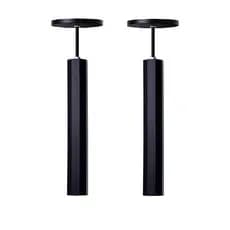 Kit 2 Pendente Tubo Cilindro Sextavado Alumínio 30cm