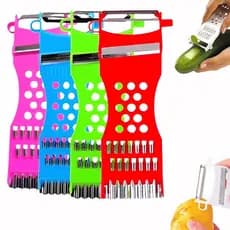 Ralador Descascador 5 Em 1 Fatiador  Legumes Verduras Frutas Manual Multifuncional