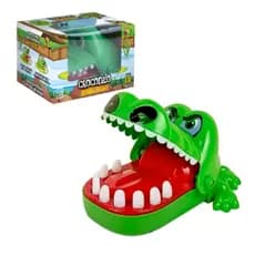 Brinquedo Crocodilo Engraçado Boca Jogo Dentista Mordida Dedo Jacaré Roleta Jogo Brinquedo