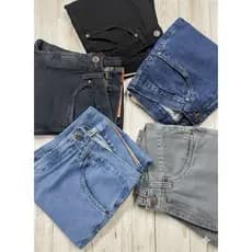Calça jeans masculina tradicional corte reto 100% algodão sem elasticidade