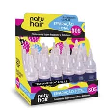 Ampola de Tratamento Capilar Reparação Total Natuhair 10ml - (6 UN)