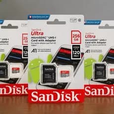 KIT 3 CARTAO 256GB PROMOCAO