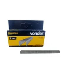 Grampo Reto de 8 mm Espessura 0,9 mm cx 1.000 Pçs Grampeador Pinador Grampos GPE 168