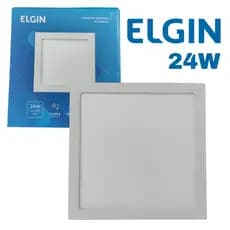 PAINEL PLAFON DE EMBUTIR 24W BRANCO FRIO QUADRADO BIVOLT 28x28cm - ELGIN