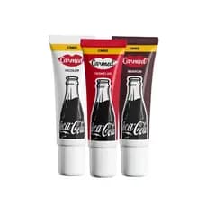 TRIO CARMED HIDRATANTE LABIAL DA COCA COLA