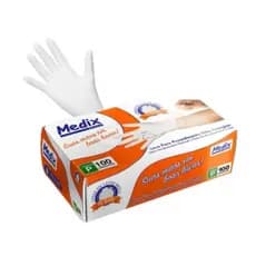 LUVA DE LÁTEX COR BORRACHA NATURAL NÃO ESTÉRIL COM PÓ DA MEDIX