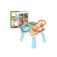 MESINHA DE ATIVIDADES MUSICAL INFANTIL BABY LAND EDUCATIVA AZUL