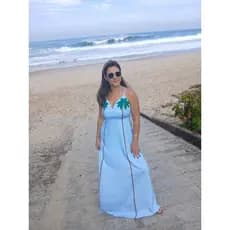 Vestido longo. Vestido Casual, Roupa Feminina.Vestido verão.