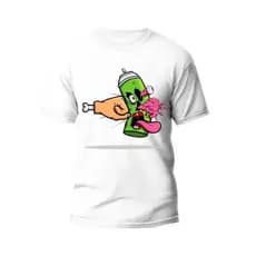 Camisa Arte Urbana Spray Verde T-shirt 100% Algodão Unissex Envio Rápida.