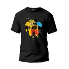 Camisa Academia Hard Treino 100% Algodão Unissex Entrega Rápida.