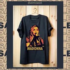 Camisa-Camiseta Pop M.adonna Blusa unissex Adulto e infantil 100%algodão Envio imediato