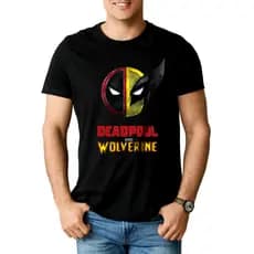 Linda Camiseta Dead Pool Wolverine Filme Camisa 100% Algodão Blusa unissex Envio imediato
