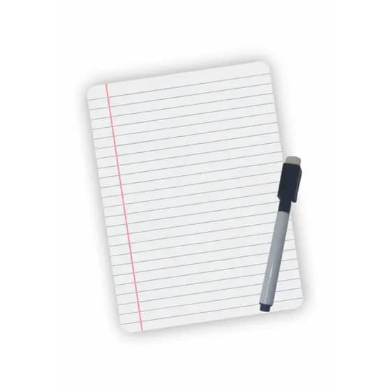 Ímã de Geladeira Caderno Porta Recados Magnético Lousa de Anotações Planner