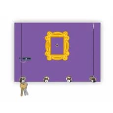 Porta Chaves Friends Porta Chaves de Parede em MDF