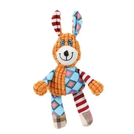 Brinquedo para cães pelúcia cachorro com apito
