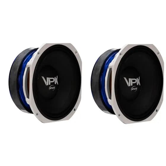 2 Alto Falante Qvs 8 55vpk 400rms Medio Grave Pancadao Som Automotivo Som Profissional Line Array Paredao BOB