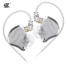 Fone de Ouvido KZ ZSN Pro 2, Intra-Auriculares com Fio 1BA+1DD, HiFi, Estéreo, Para Retorno, Games e Esporte