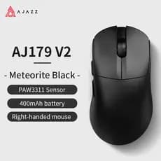 Mouse Ajazz AJ179 v2 Gamer Sem Fio 2.4GHz 12000DPI Sensor PAW3311, Bluetooth, Dual-Mode