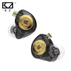 Fone de Ouvido KZ EDX Pro Com Fio, Intra-Auriculares Dinâmico, Hi-Fi Estéreo, Retorno de Palco,  Gamer