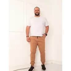Calça Sarja Jogger Plus Size com Elastano Diversas Cores