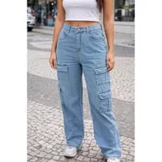 WIDE LEG CARGO MÚLTIPLOS BOLSOS