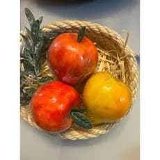 Cesto de Frutas Artesanal – Kit com 3 Frutas de Sabonete Hadassa Aromas