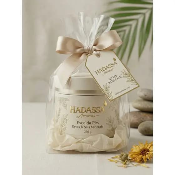 Escalda Pés Premium 250g Relaxante Spa Pés Cansados Reduz Inchaço Anti Estresse Hadassa 💛