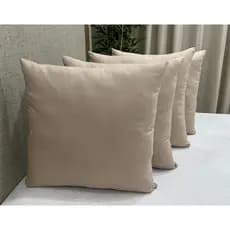 Kit Com 4 Capas de Almofada Tecido Micro Macio Decoração 45 cm x 45 cm Para Sala Sofá Poltrona Cores