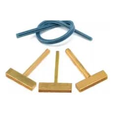 Kit Ponta para Ferro de Solda + Borracha Termica 20 cm