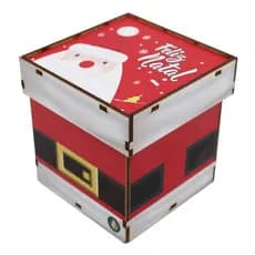 Caixa Organizadora Presente Natal Decoração
